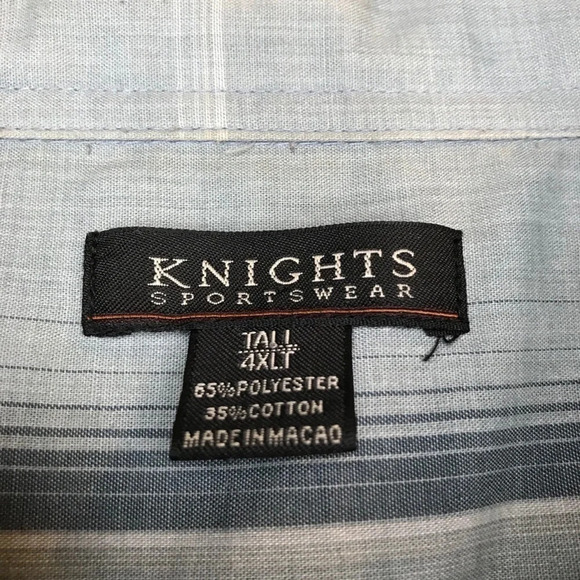 Knights Sportswear Plaid Short Sleeve Button Shirt - Picture 7 of 7